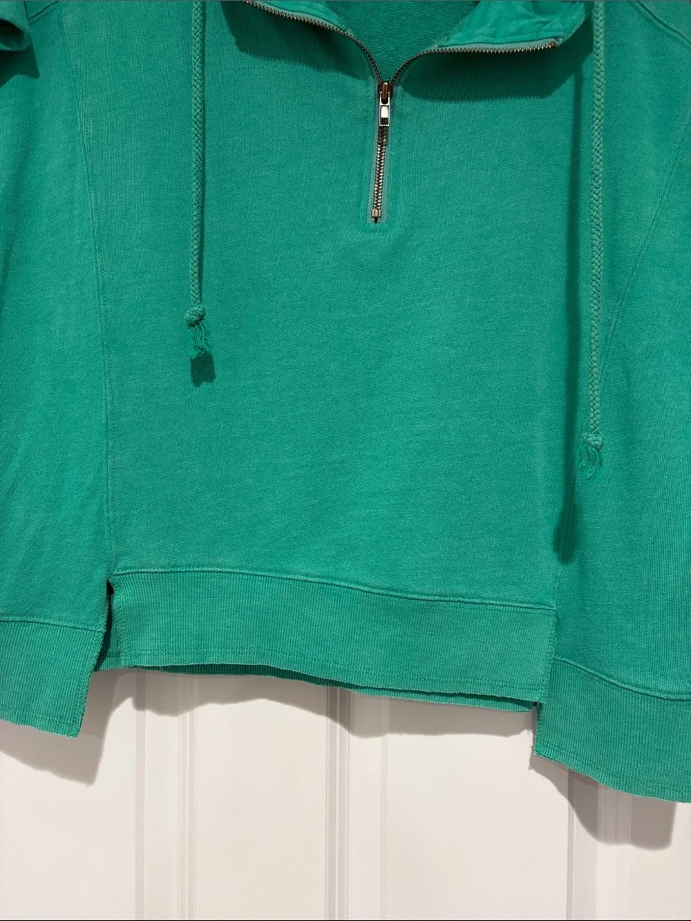 La Biz Zippered Hoodie with Matching Shorts Set